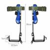 Tree Climbing Spike Set,Safety Steel Belt Straps Lanyard Carabiner Climb Spike Stainless Steel Tree Climbing Tool for Practicing Tree Climbing, Jungle Durvival, Fruit Picking, Hunting view 3