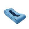 Inflatable Lounger Sofa Air Portable, Water Proof for Backyard Beach Travelling,Camping, No Air Pump Required, Collapsible, Sky Blue,L(length190cm) view 1