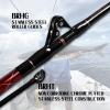 Fiblink Saltwater Fishing Trolling Rod 1-Piece Heavy Duty Roller Rod Big Name Fishing Pole with Roller Guides (80-120lb,5'6") view 3