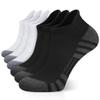 Airacker Ankle Athletic Running Socks Cushioned Breathable Low Cut Sports Tab Socks for Men and Women (6 Pairs) view 1