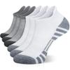 Airacker Ankle Athletic Running Socks Cushioned Breathable Low Cut Sports Tab Socks for Men and Women (6 Pairs)