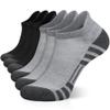 Airacker Ankle Athletic Running Socks Cushioned Breathable Low Cut Sports Tab Socks for Men and Women (6 Pairs) view 1