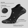 Airacker Ankle Athletic Running Socks Cushioned Breathable Low Cut Sports Tab Socks for Men and Women (6 Pairs) view 3