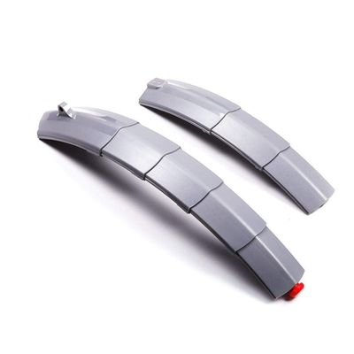 SJHY Bicycle Accessories Telescopic Folding Bicycle Mudguard,for Mountain Bikes Mudguard for Road Bikes with Rear Mudguard Bike Parts (Color : White)