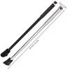 Bicycle Accessories Bike Kickstand Stainless Steel/Carbon Fiber Bike Parking Foot Side Stand Support Quick Release Ultralight Bike Parts (Color : White) view 2