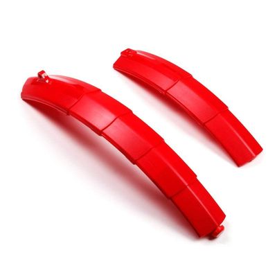 SJHY Bicycle Accessories Telescopic Folding Bicycle Mudguard,for Mountain Bikes Mudguard for Road Bikes with Rear Mudguard Bike Parts (Color : Red)