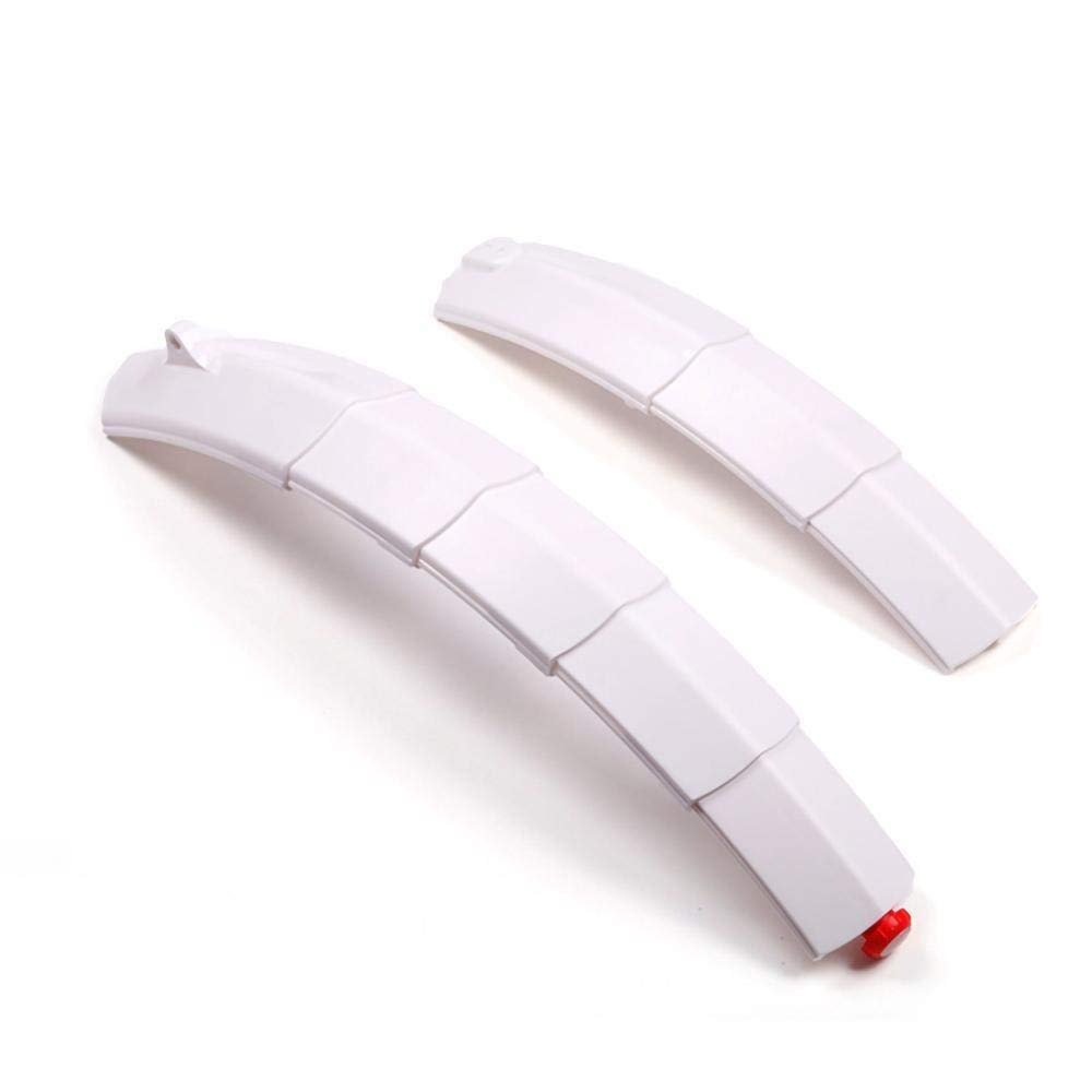 SJHY Bicycle Accessories Telescopic Folding Bicycle Mudguard,for Mountain Bikes Mudguard for Road Bikes with Rear Mudguard Bike Parts (Color : Pink)
