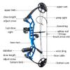 ZSHJGJR Archery Youth Compound Bow and Arrow Set Draw Weight 10-40 Lbs Draw Length 17"-27" USA-Made Gordon Bow Limbs Hunting Compound Bow Kit for Adult Beginners Teens (Pink (Bow only)) view 3