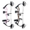 ZSHJGJR Archery Youth Compound Bow and Arrow Set Draw Weight 10-40 Lbs Draw Length 17"-27" USA-Made Gordon Bow Limbs Hunting Compound Bow Kit for Adult Beginners Teens (Pink (Bow only)) view 4