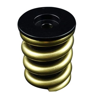Bicycle Accessories Titanium Alloy Bike Folding Bicycle After Suspension Type Adjustable Absorber Oil Spring Rear Shock Absorber for Brompton Bike Parts (Color : Golden)
