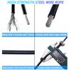 J Bryant Fitness Pulley Cable Gym Cable Replacement for Pulley Machine Heavy Duty Steel Wire Rope Available in 16.4, 32.8, 65.6Ft Length Exercise Equipment (32.8) view 4