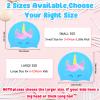 2 pcs Kids Swim Cap Silicone Swimming Cap for Boys Girls (Age 3-12) Cover Ears Waterproof Bathing Cap Keep Hair Dry Swimming Hat for Hair view 3