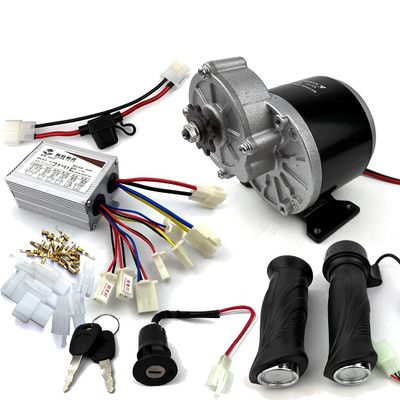 350W Motor + Controller + Twist Throttle Bike Brush DC Motor Scooter Motor Easy DIY Bike (24V)