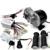 350W Motor + Controller + Twist Throttle Bike Brush DC Motor Scooter Motor Easy DIY Bike (24V) view 1