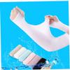 1 Pair Cycling Cooling Arm Sleeves Women Uv Protection Long Arm Cover Sleeves for Sports Running Basketball Driving Skin Color view 2