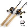 1.8m-2.7m Cast Rod Cast Wheel Combination, Wooden Handle Lure Cast Rod and 18+1BB Reel Set, Fishing Rod Reel Combo, Trout Rod, Cast Rod ZYHYD view 3