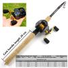 1.8m-2.7m Cast Rod Cast Wheel Combination, Wooden Handle Lure Cast Rod and 18+1BB Reel Set, Fishing Rod Reel Combo, Trout Rod, Cast Rod ZYHYD view 4