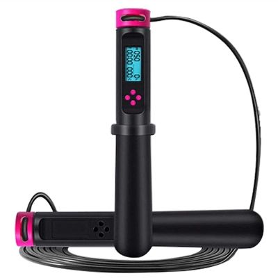 UOOD Skipping Rope, Speed Jump Rope Tangle-Free Adjustable Rope & Digital Jump Rope, Adjustable Calorie Counter Jump Skipping Ropes, Fitness Workouts Fat Burning Exercises Boxing Smart Counting