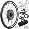 AW Electric Bike Conversion Kit 48V 1500W 26" Rear Wheel Electric Bicycle Motor Kit With Thumb Throttle Brushless Gearless Hub Motor
