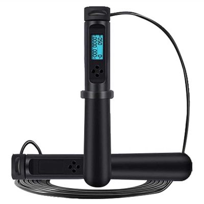 UOOD Skipping Rope, Speed Jump Rope Tangle-Free Adjustable Rope & Digital Jump Rope, Adjustable Calorie Counter Jump Skipping Ropes, Fitness Workouts Fat Burning Exercises Boxing Smart Counting