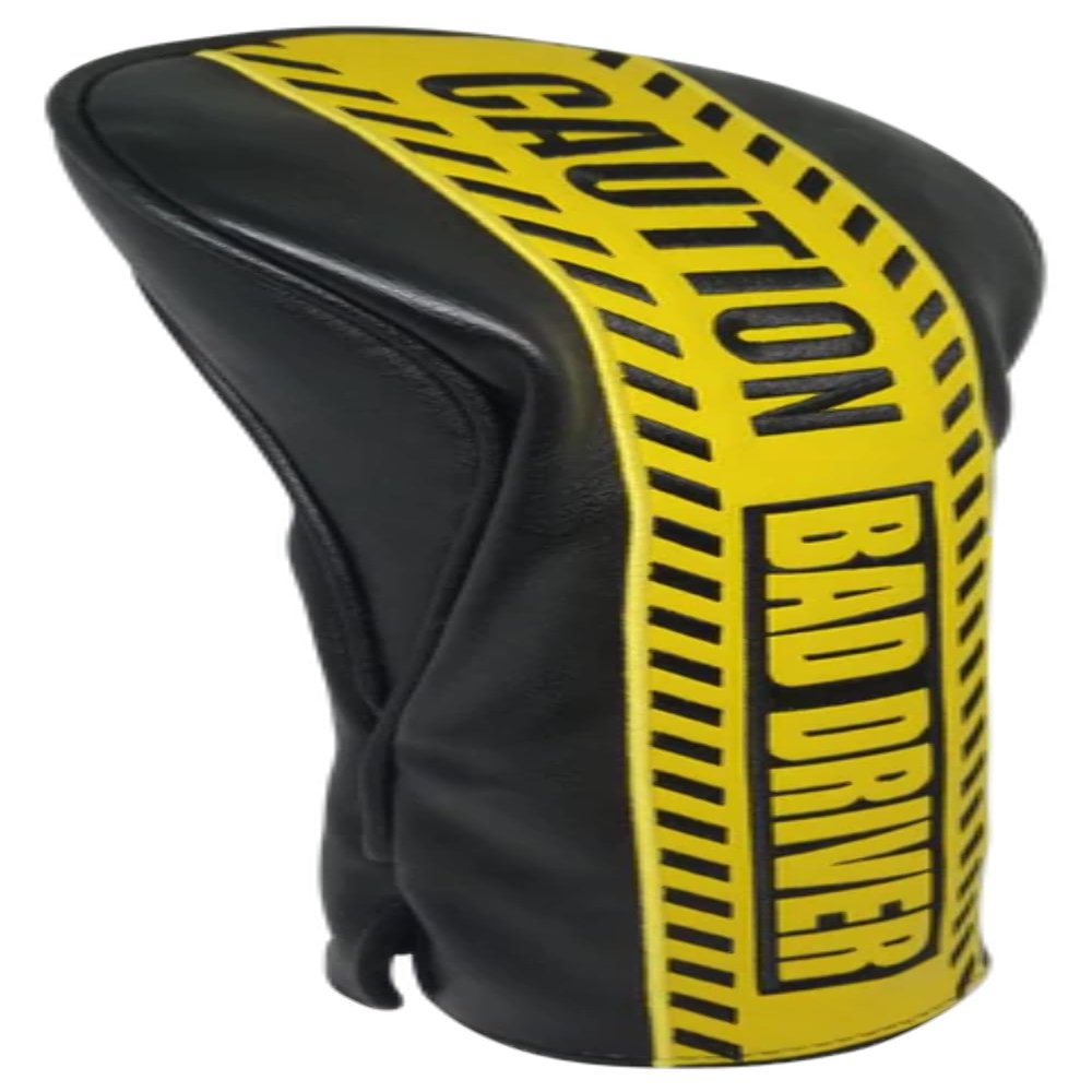 ReadyGOLF Caution: Bad Driver Embroidered Driver Headcover