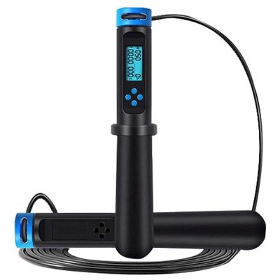 UOOD Skipping Rope, Speed Jump Rope Tangle-Free Adjustable Rope & Digital Jump Rope, Adjustable Calorie Counter Jump Skipping Ropes, Fitness Workouts Fat Burning Exercises Boxing Smart Counting