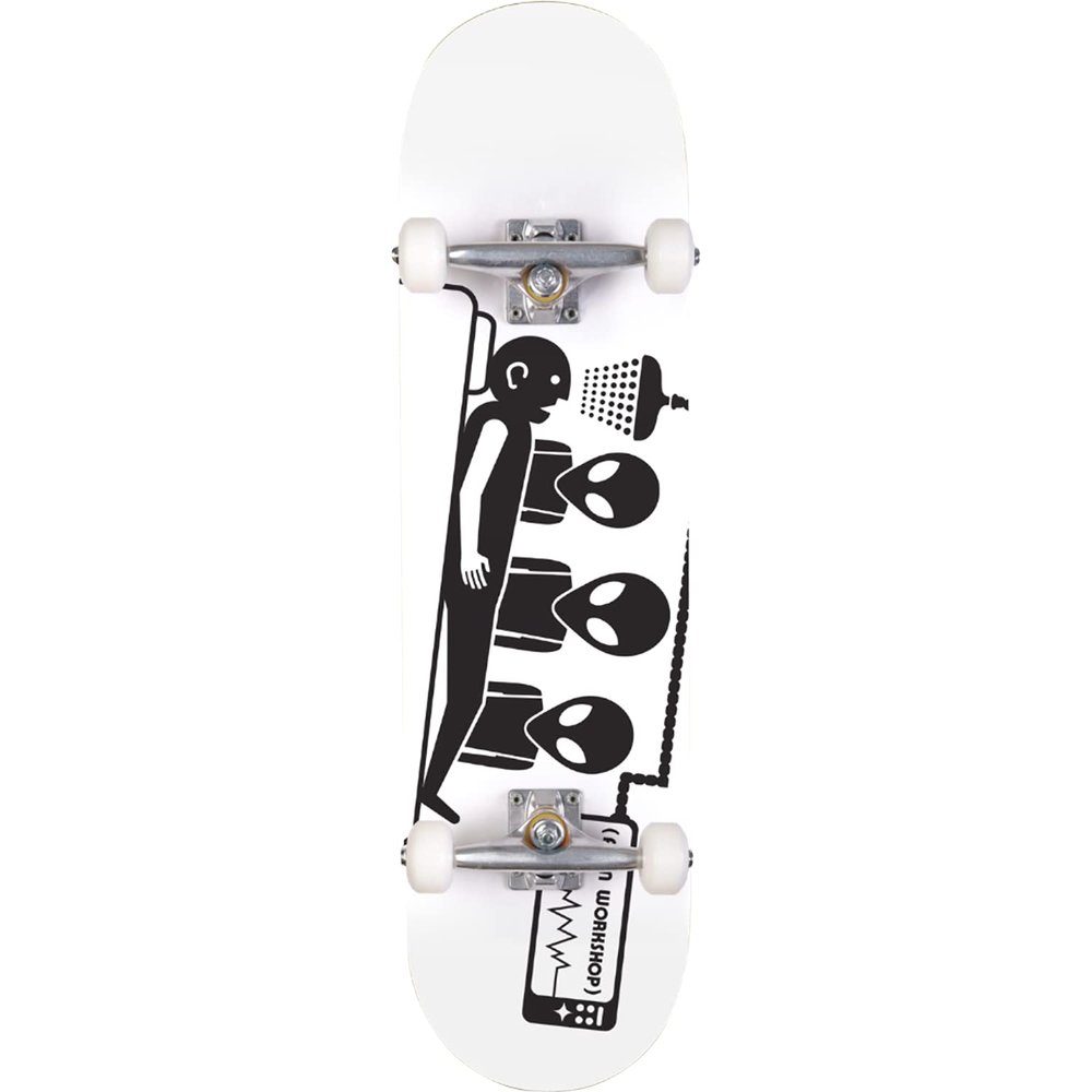 Alien Workshop Abduction Complete Skateboard -7.75 White