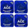 CornholeAce Cluster Flux | Blue (Set of 4 Bags) | ACE Pro Stamped | Cluster Pad Technology | Dual Sided Slick Stick All Weather | Professional Cornhole Bags view 2
