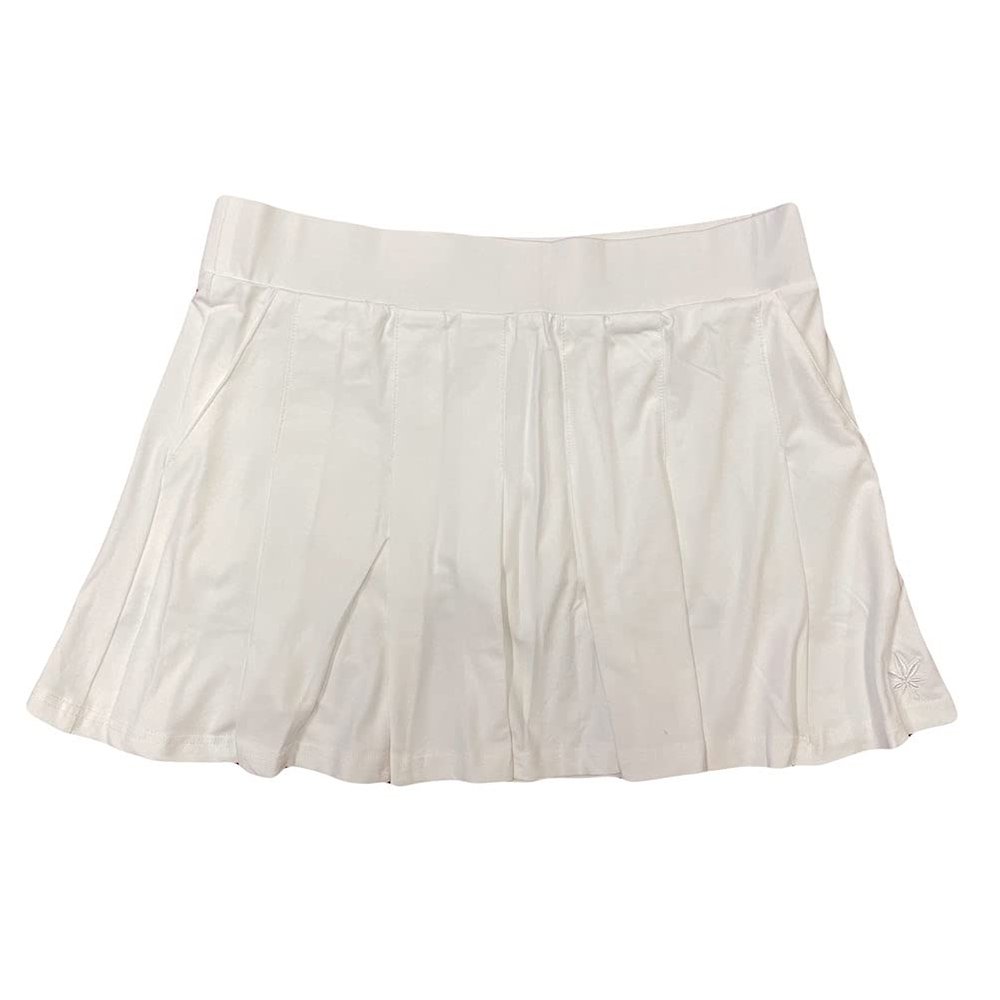 Boast Women's Pleated Tennis Skirt 20015 Large, White
