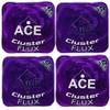 CornholeAce Cluster Flux | Purple (Set of 4 Bags) | ACE Pro Stamped | Cluster Pad Technology | Dual Sided Slick Stick All Weather | Professional Cornhole Bags view 2