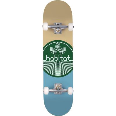 Habitat Leaf Dot Complete Skateboard -7.75 Green