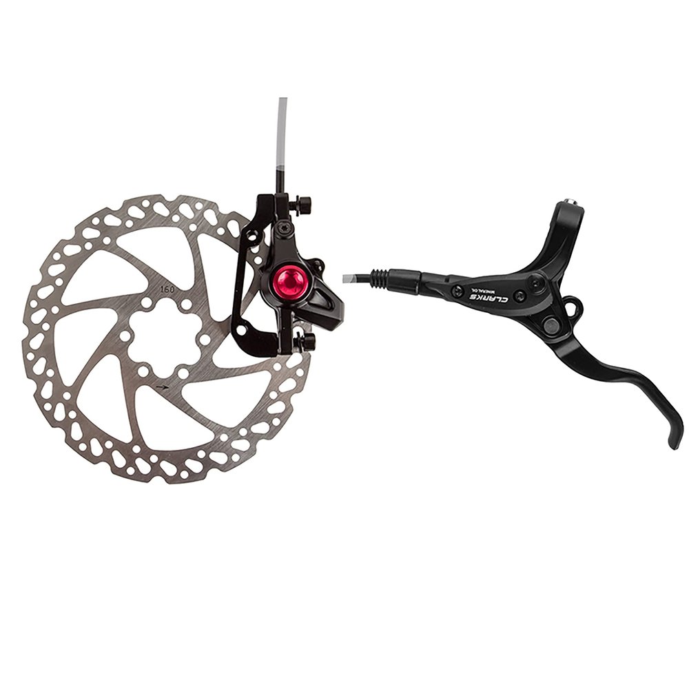 Clarks M2 Hydraulic Disc Brake - 160mm, Front - M2F160BAMROW-O