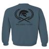 Come and Take Greek Molon Labe Spartan Workout American Men's Crewneck Sweatshirt (Indigo Blue Large) view 3
