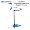 RecPro RV Hitch Mount Kayak Carrier view 3