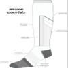 Amazon Essentials Men's Knee High Graduated Compression Socks for Circulation, Swelling, Arch Support, 3 Pairs, Grey, 8-12 view 3