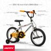 Huffy ZRX 16" Kids Bike, Ideal for Ages 3 to 5 Years Old, Front Pegs, BMX Style Handlebar, Quick Connect Assembly, Designed for Growth, Durable Steel Frame, Enclosed Chain Guard, Silver view 2