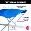 Manual Bimini Kit - 8'W x 10'L (Pacific Blue) view 3