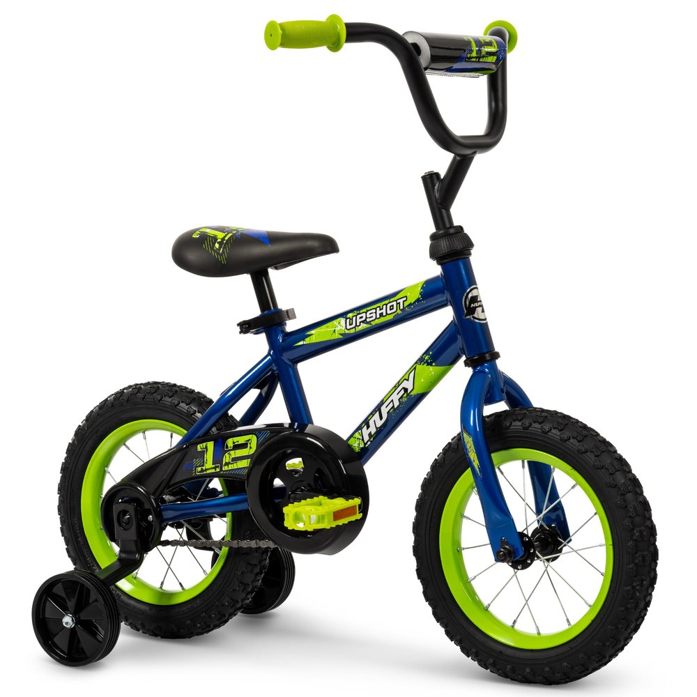 Huffy Upshot 12/16/20 Inch Boy's Bike for Kids, Multiple Color Options Available, Removable Training Wheels, BMX Design, Designed for Growth, Durable Construction, EZ Build Assembly