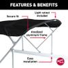 Manual Bimini Kit - 8'W x 10'L (Black) view 3