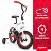 Huffy Upshot 12/16/20 Inch Boy's Bike for Kids, Multiple Color Options Available, Removable Training Wheels, BMX Design, Designed for Growth, Durable Construction, EZ Build Assembly view 4