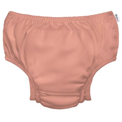 green sprouts Eco Snap Swim Diaper with Gussets - Coral - 24mo