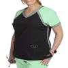BARCO Grey's Anatomy 41435 Women's Scuba Top Black/Bright Iris/Moonstruck XL view 1