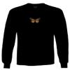 0374. Aesthetics Summer Cute Butterfly Print Graphic Men's Long Sleeve t Shirt (Black, Large) view 1