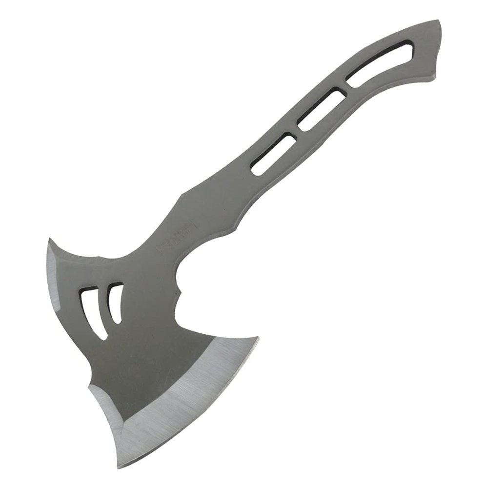 DEFENDER XTREME 10" All Stainless Steel Full Tang Hiking Axe 3CR13 with Sheath