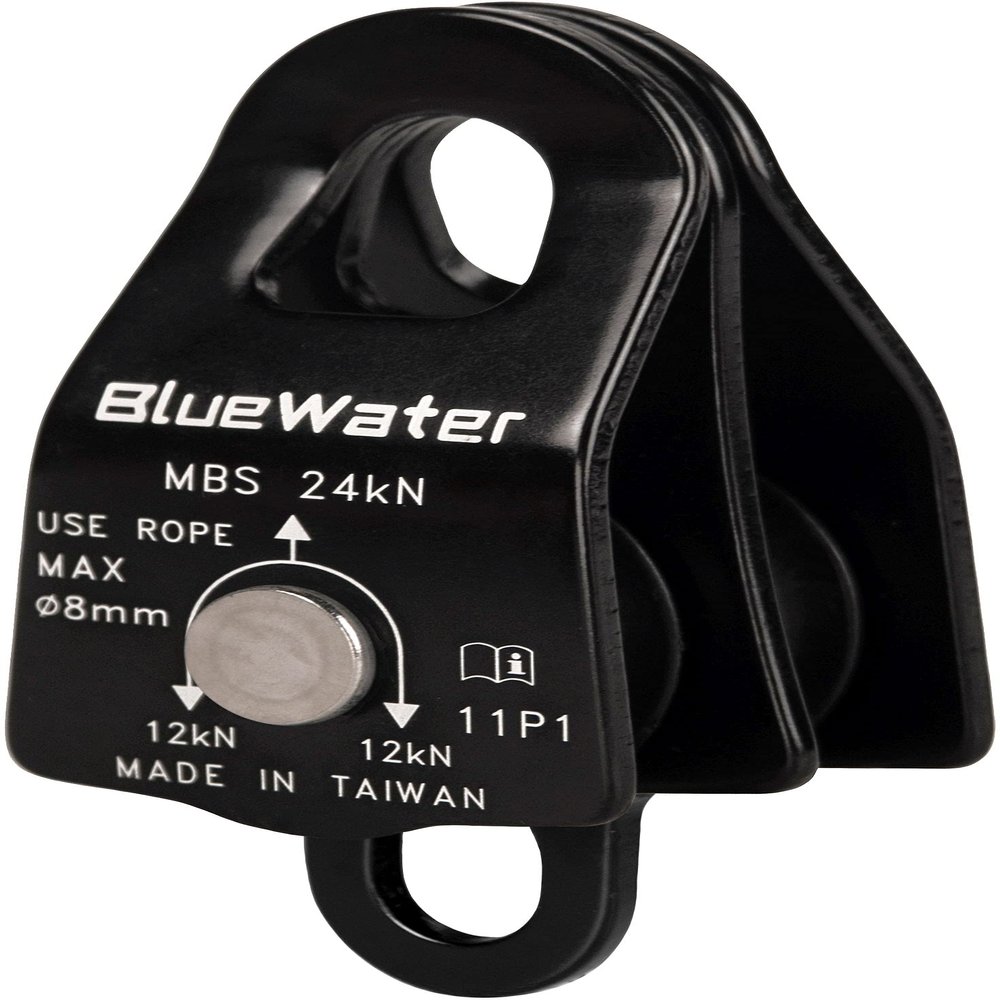 Bluewater Double Pulley with Becket - Black