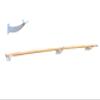 Ballet Barre Single Bar 8 FT Long 1.5 Diameter White, Kids and Adults | Open Bracket Wall Mounted Fixed Height Wooden Ballet Barre | Home/Studio Ballet Bar, Dance Bar, Stretch Bar, Dancing/Stretching view 4