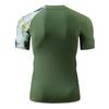 ADOREISM Men's Rash Guard SPF UPF 50+ UV Sun Protection Short Sleeve Compression Quick-Dry Swim Shirts for Men (Aborigines, 2XL) view 4