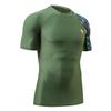 ADOREISM Men's Rash Guard SPF UPF 50+ UV Sun Protection Short Sleeve Compression Quick-Dry Swim Shirts for Men (Aborigines, M) view 3