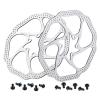 D Dymoece 2 Pcs Bike Disc Brake Rotors with 12 Bolts 140mm/160mm/180mm/203mm for MTB Mountain Road Bicycle BMX view 1