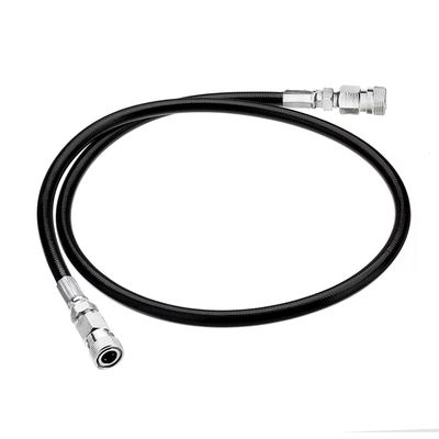 Manloney LLC Paintball Airsoft Fill Whip Hose 4500psi PCP Fill ing & Charging System with Foster Quick-Detach Hose Assembly (24 inches Length/Female DN2 Charging System)